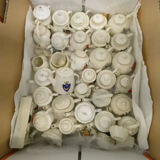 COLLECTION ASST. SOUVENIR TEAPOTS ETC