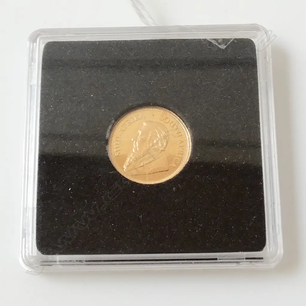 2017 1/10 OZ 22ct GOLD KRUGERRAND 50th anniversary ed. 3.30gm Image 1++