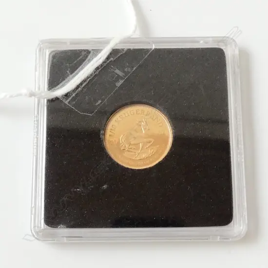 2017 1/10 OZ 22ct GOLD KRUGERRAND 50th anniversary ed. 3.30gm