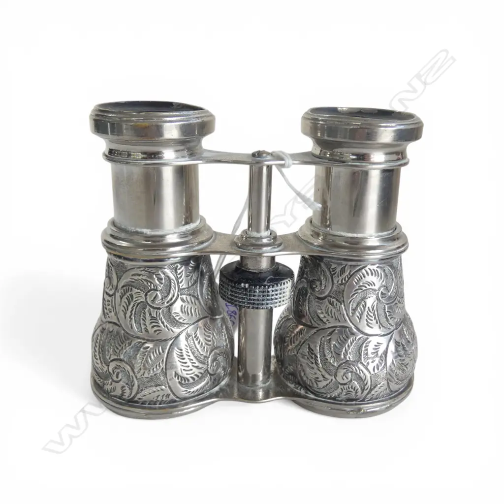 PR BINOCULARS w. STG SILVER FITTINGS, BIRMINGHAM 1890  Image 1++