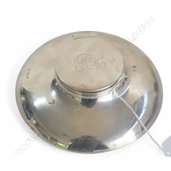STG SILVER INKWELL, CHARLES BOYTON & SON LTD, LONDON 1929 weighted