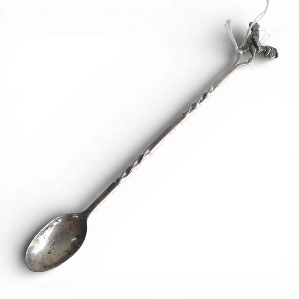 .900 SILVER PARFAIT SPOON 25gms Image 1++