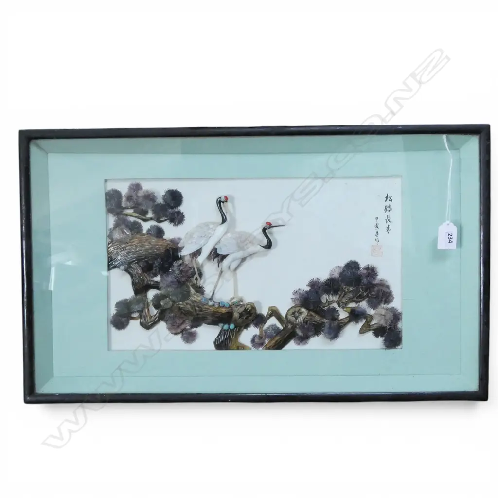 ORIENTAL SHELL ARTWORK 360x615mm overall Image 1++