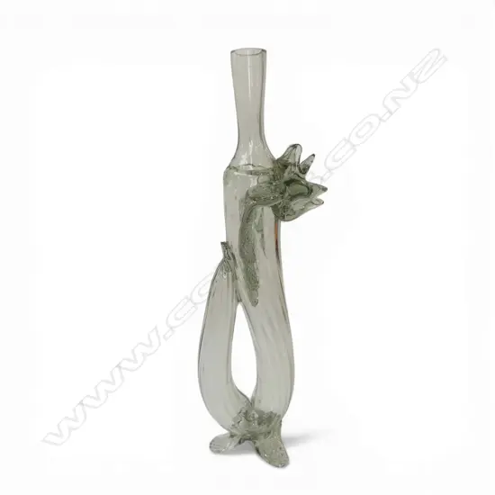 ART GLASS 'COBRA' SPECIMEN VASE H.360mm