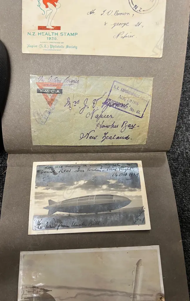 OLD ALBUM OF SPECIAL FIRST DAY COVERS: AIRMAIL ETC Image 1++