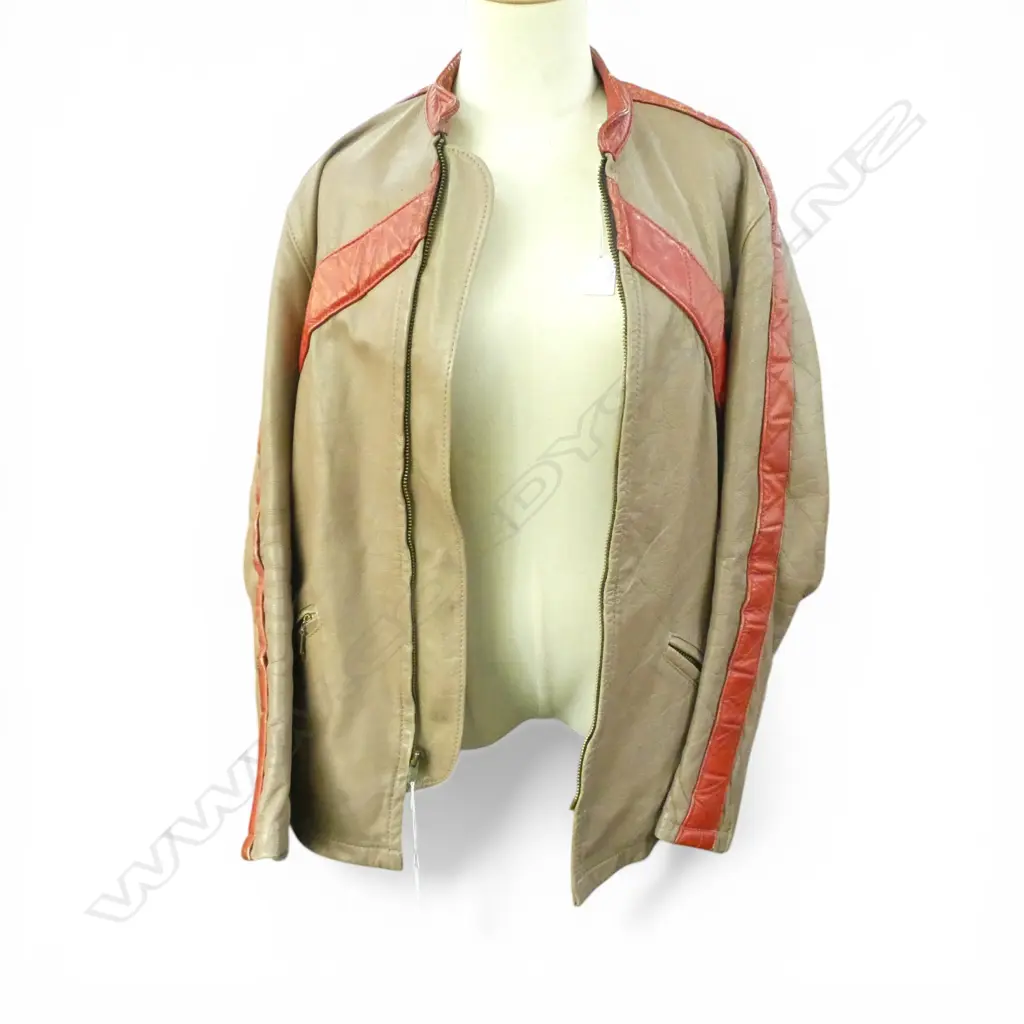 VINTAGE AMERICAN LEATHER JACKET size 40 Image 1++