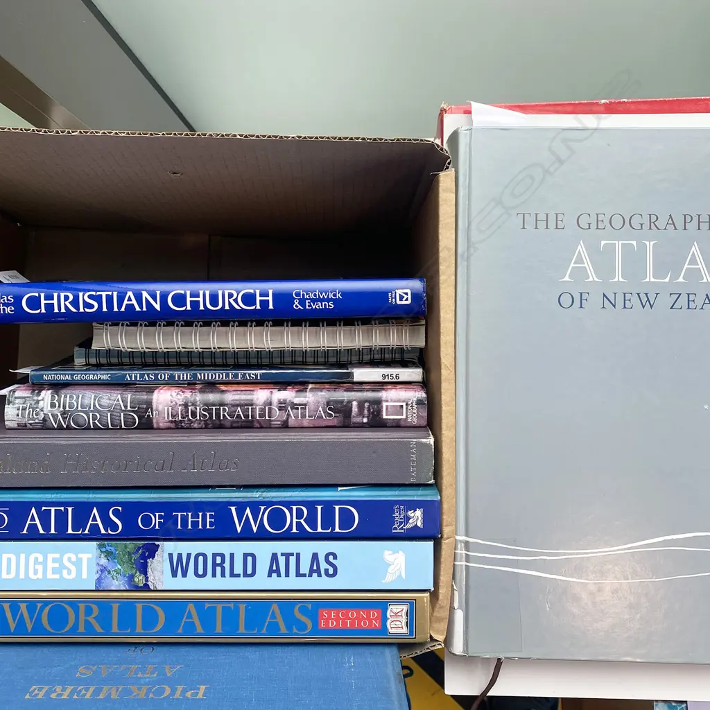 *THE FOLLOWING 25 LOTS ARE PART OF THE BROWNSON BOOK COLLECTION:  ATLASES, 11 VOLS... Image 1++