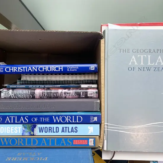 *THE FOLLOWING 25 LOTS ARE PART OF THE BROWNSON BOOK COLLECTION:  ATLASES, 11 VOLS...