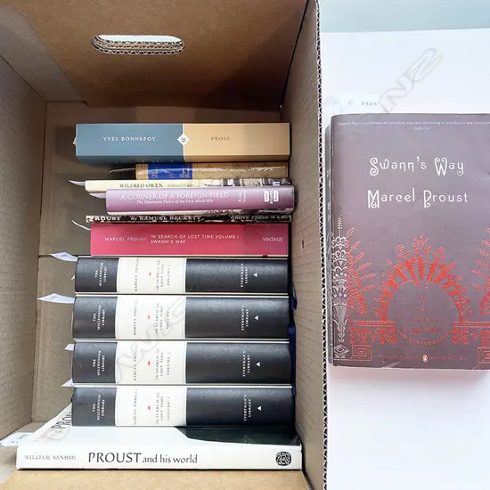 MARCEL PROUST + OTHERS, 12 VOLS...