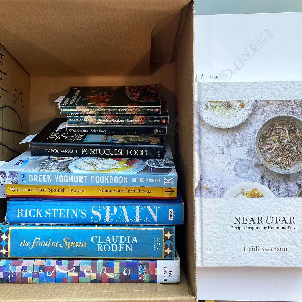 SPANISH, PORTUGUESE AND GREEK COOKERY, 10 VOLS: CLAUDIA RODEN, SAM & SAM CLARK, RICK STEIN Image 1++