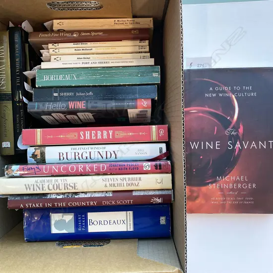 18 VOLS. FRENCH AND GENERAL WINE BOOKS, 18 VOLS...