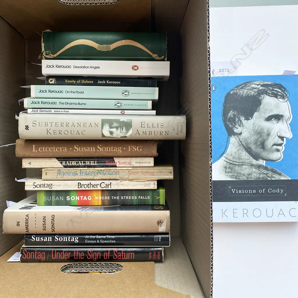 SUSAN SONTAG  8 VOLS, JACK KEROUAC 7 VOLS, JAMES JOYCE 1 VOL Image 1++