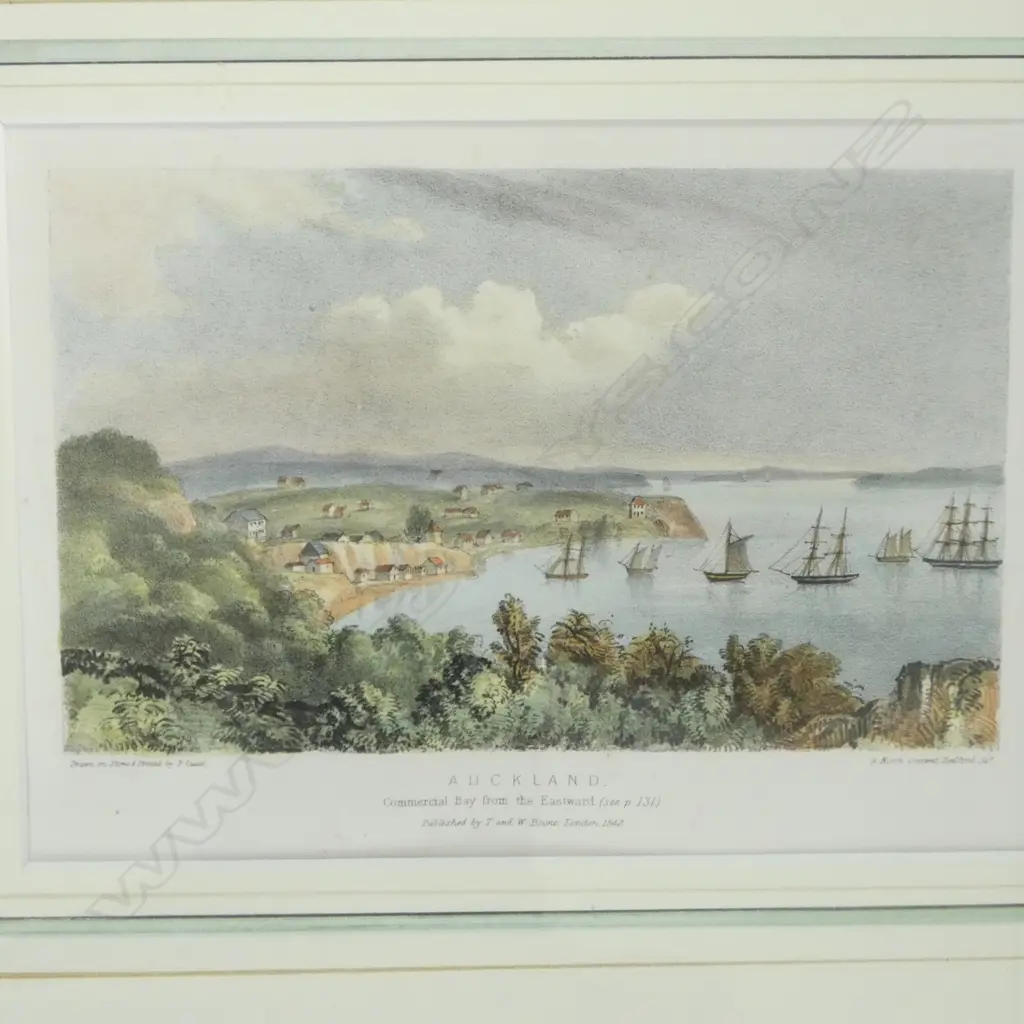 4 FRAMED PRINTS OF EARLY NEW ZEALAND 130x185 & 300x370mm Image 1++