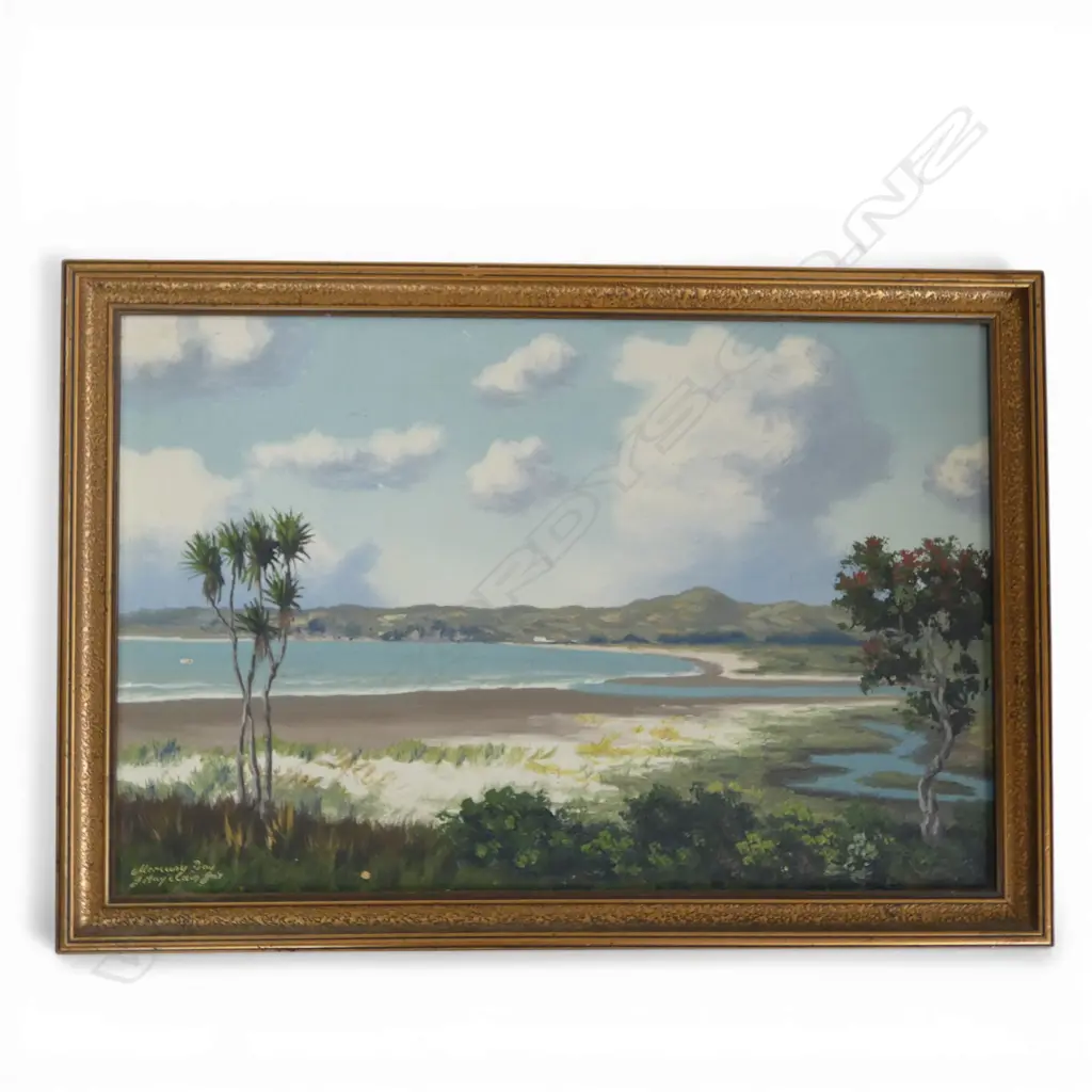 J. R. MAYCLAIR JNR., MERCURY BAY, OIL ON BOARD, 290x445mm Image 1++