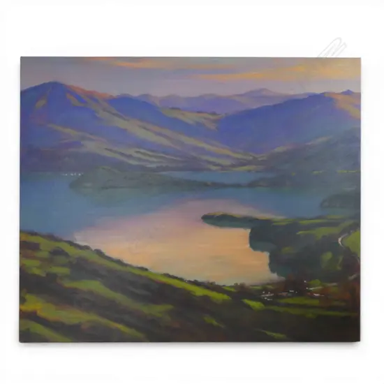 PHILIP BEADLE, TOWARDS HILLTOP - AKAROA (2020), OIL ON CANVAS, 760x910mm