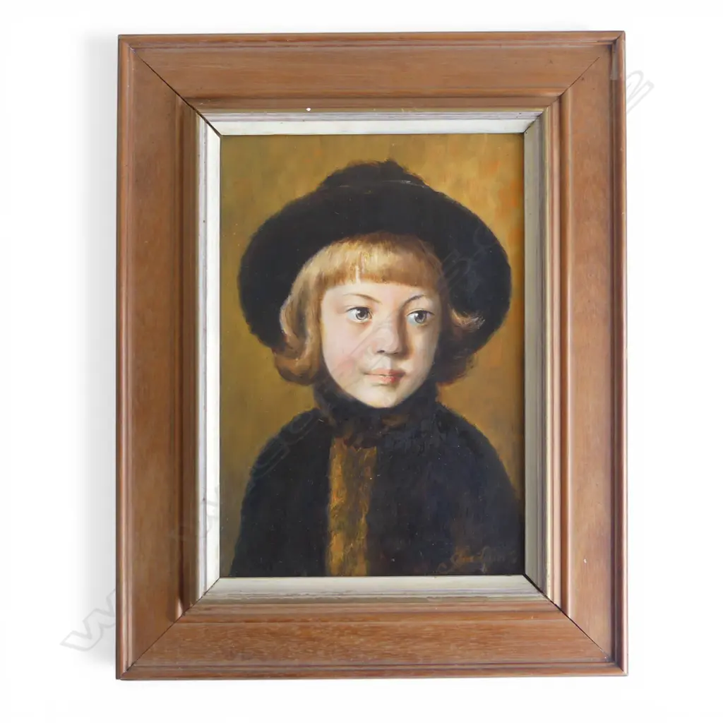 JOS KIVITS 'LITTLE SWEET ANN' OIL ON BOARD 265x180mm Image 1++