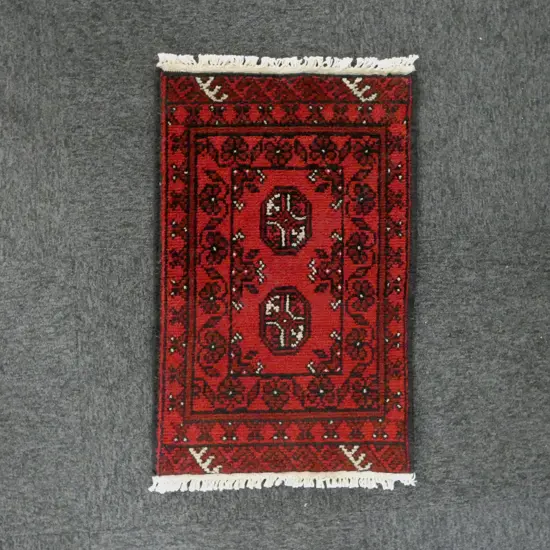 TURKOMAN RUG, 750 x 470mm