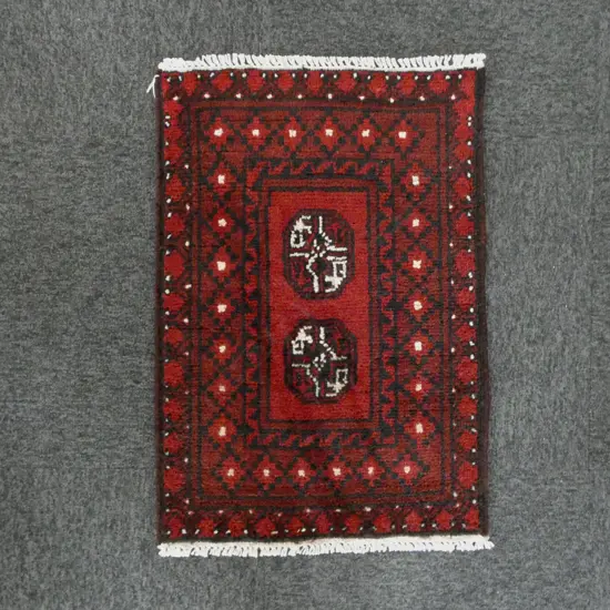 TURKOMAN RUG, 700 x 500mm
