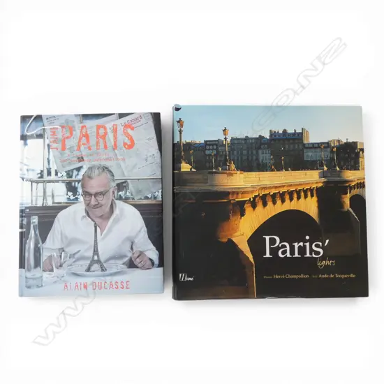 2 BOOKS ON PARIS; J'AME PARIS & PARIS LIGHTS