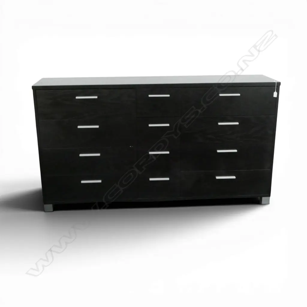 MODERN 12 DRAWER CHEST 1650x400x910mm Image 1++