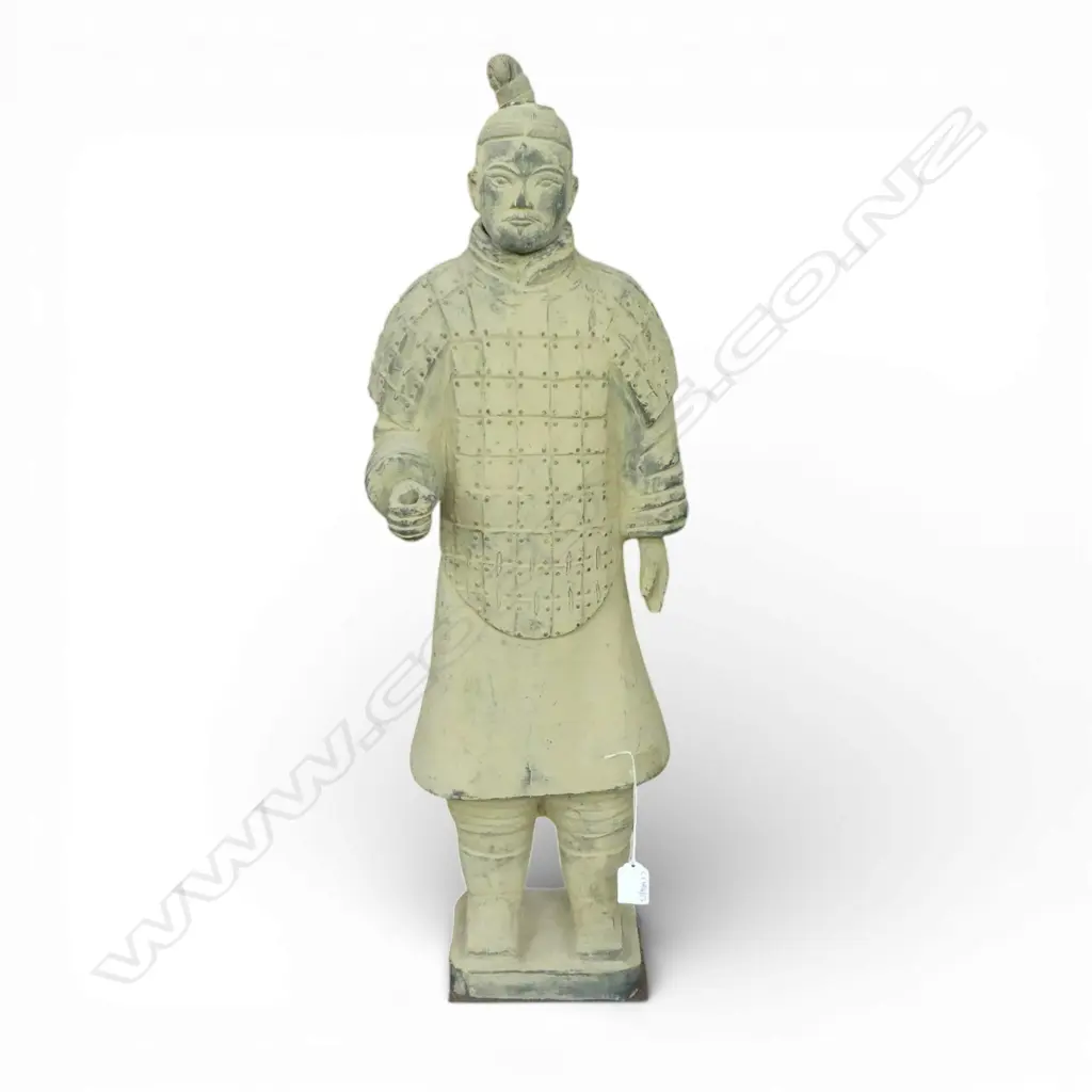 LARGE TERRACOTTA WARRIOR H.710mm (HAIR BUN GLUED ON) Image 1++