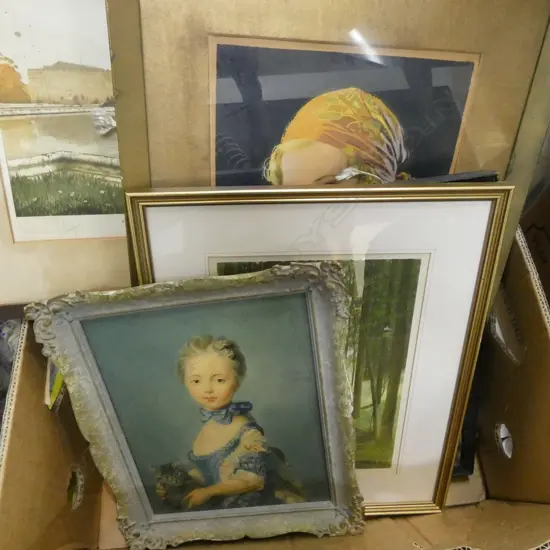 ASST. FRAMED PRINTS & FRAMED ORIGINALS etc
