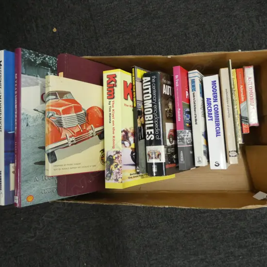 BOOKS ON MOTOR RACING, AIRCRAFT, etc