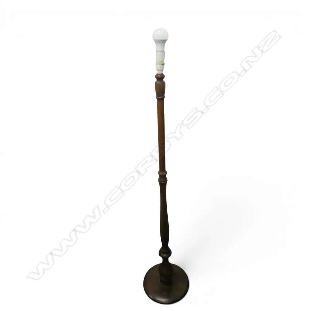MAHOGANY STANDARD LAMP H1450MM Image 1++