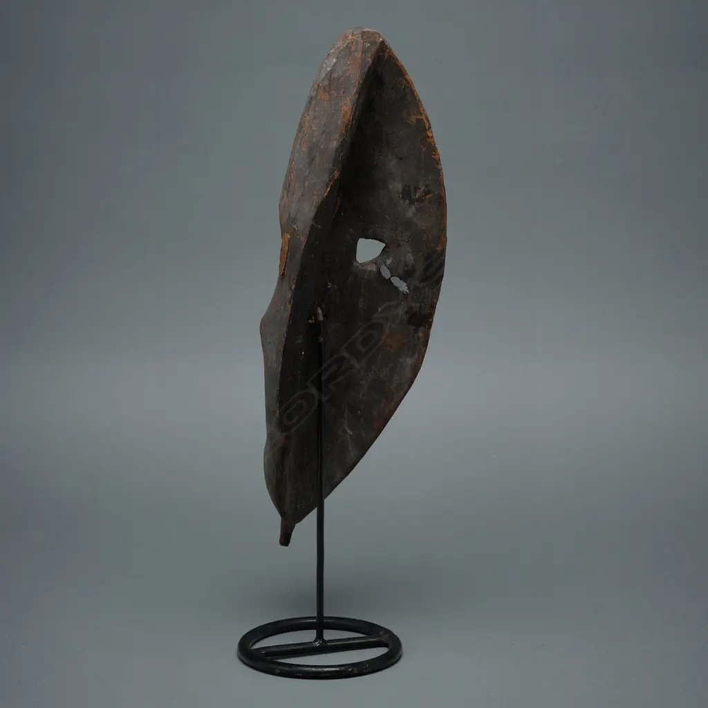 20thC West African tribal mask, on stand, H.450mm Image 1++