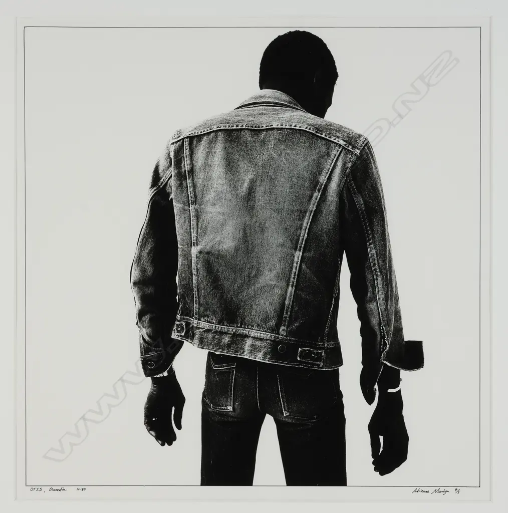 Adrienne Martyn (1950-) ‘Otis, Dunedin’ 11/80, NZ c.1980, gelatin silver photographic print, framed, 310 x 306mm Image 1++