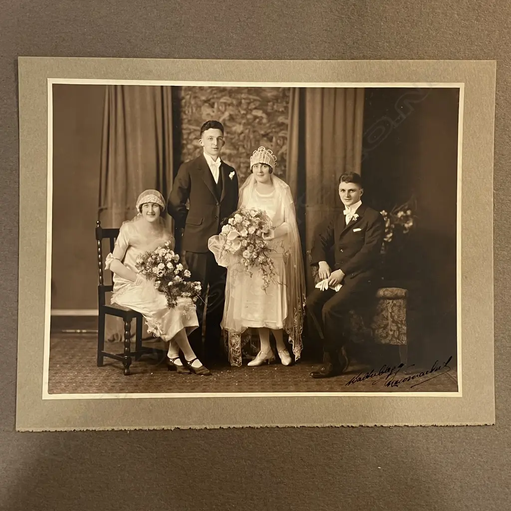 Walter Clegg (1891-1945), 'Mr & Mrs Jim Morton', NZ, 1924, 145 x 194mm (image) Image 1++