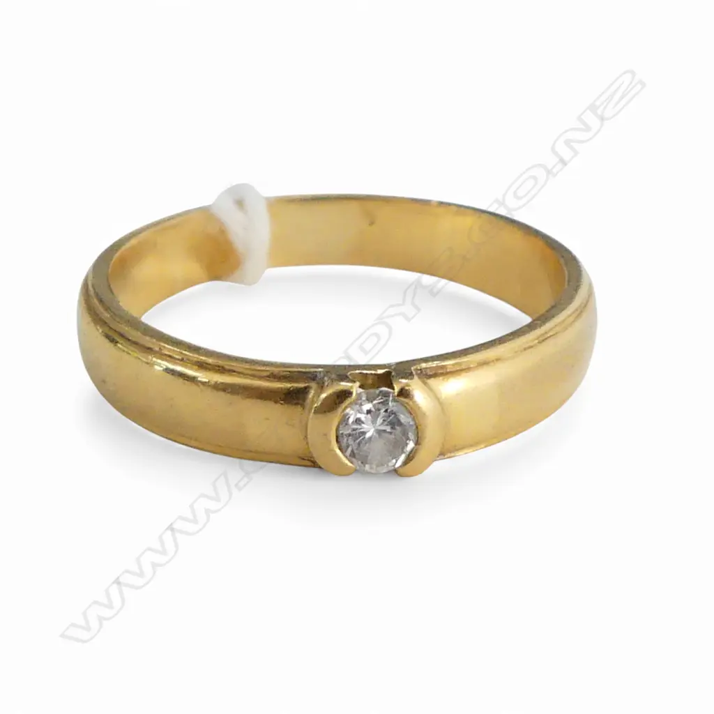 20ct?  (3.4mm) DIAMOND RING, 4.9gmsnsize Q Image 1++