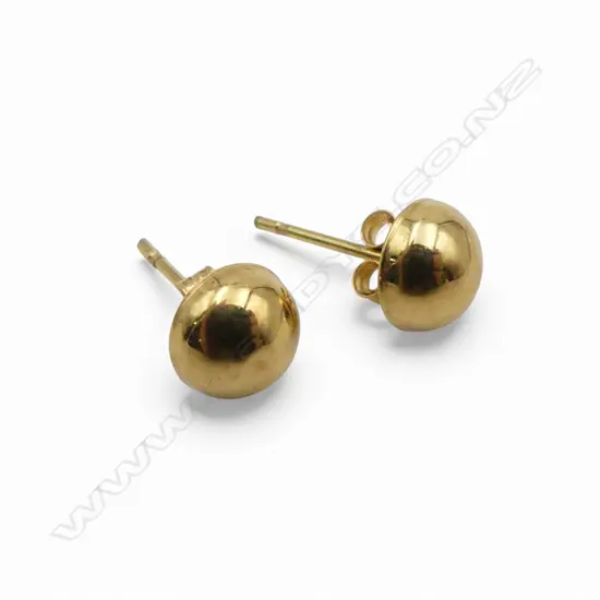 PR 18CT EARRINGS, 0.6gms