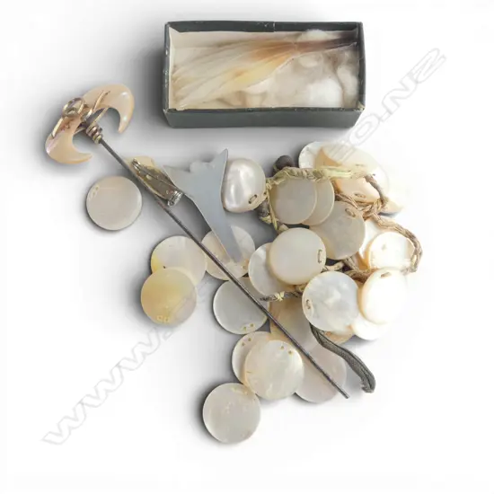 VINTAGE MOP JEWELLERY ETC; SOLOMON ISLAND ETC