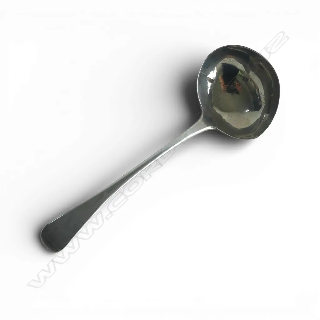 GEORGIAN STG SILVER LADLE 48gms split to bowl Image 1++