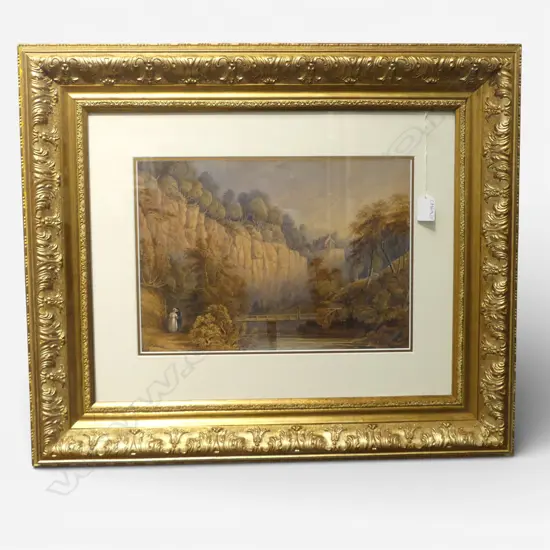 ARTIST UNKNOWN, VICTORIAN LANDSCAPE WC 260x370mm