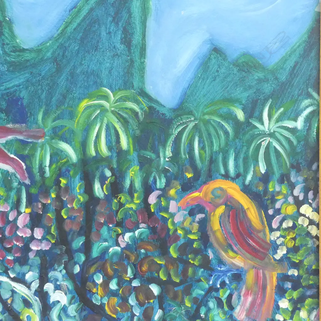 ALAN THORNTON 'MOOREA' OIL ON HARDBOARD 590 X 795MM Image 1++