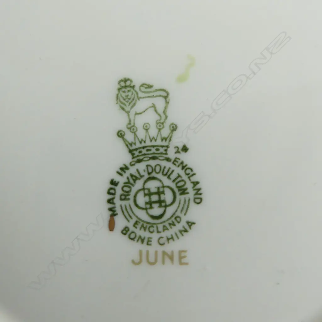 R/D 8 CSPS C/SUGAR & CAKE PLATE JUNE PAT Image 1++