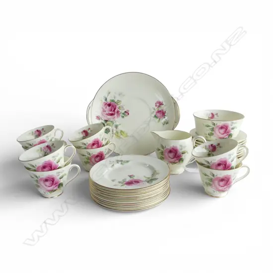 R/D 8 CSPS C/SUGAR & CAKE PLATE JUNE PAT