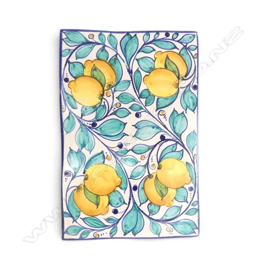 CORSO DI FIORI B/W LEMON TILE 295x195mm