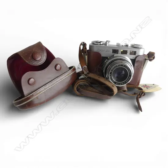 LEATHER CASED DIAX 11B VIN 35MM CAMERA
