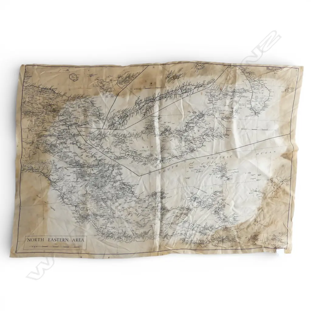 SILK MAP FOR WW2 SOLDIERS FIGHTING IN ASIA Image 1++