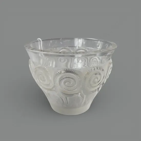 RENE LALIQUE 'RENNES' VASE some small chips to rim