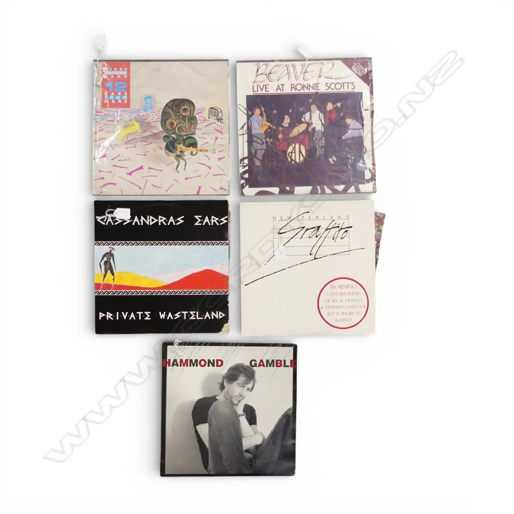 5 N.Z. RECORDS Incl MIDGE MARSDEN, HAMMOND GAMBLE etc ex Midge Marsden Collection Image 1++