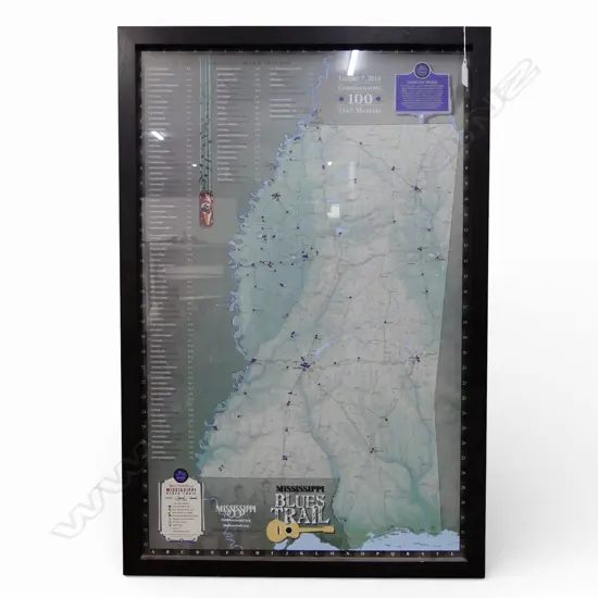 FRAMED MISSISSIPPI BLUES TRAIL 