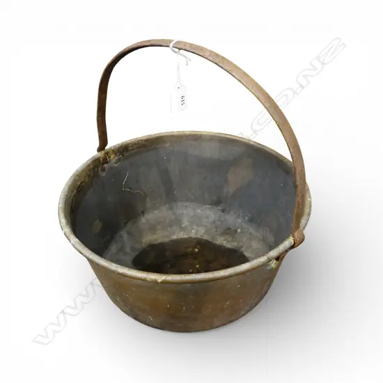 COPPER PRESERVING PAN 380mm dia