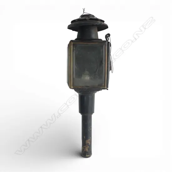 ANTIQUE GIG CARRAGE LAMP L420MM