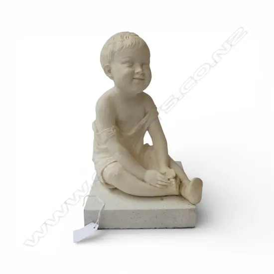 CAST ORNAMENT OF CHILD H.270mm