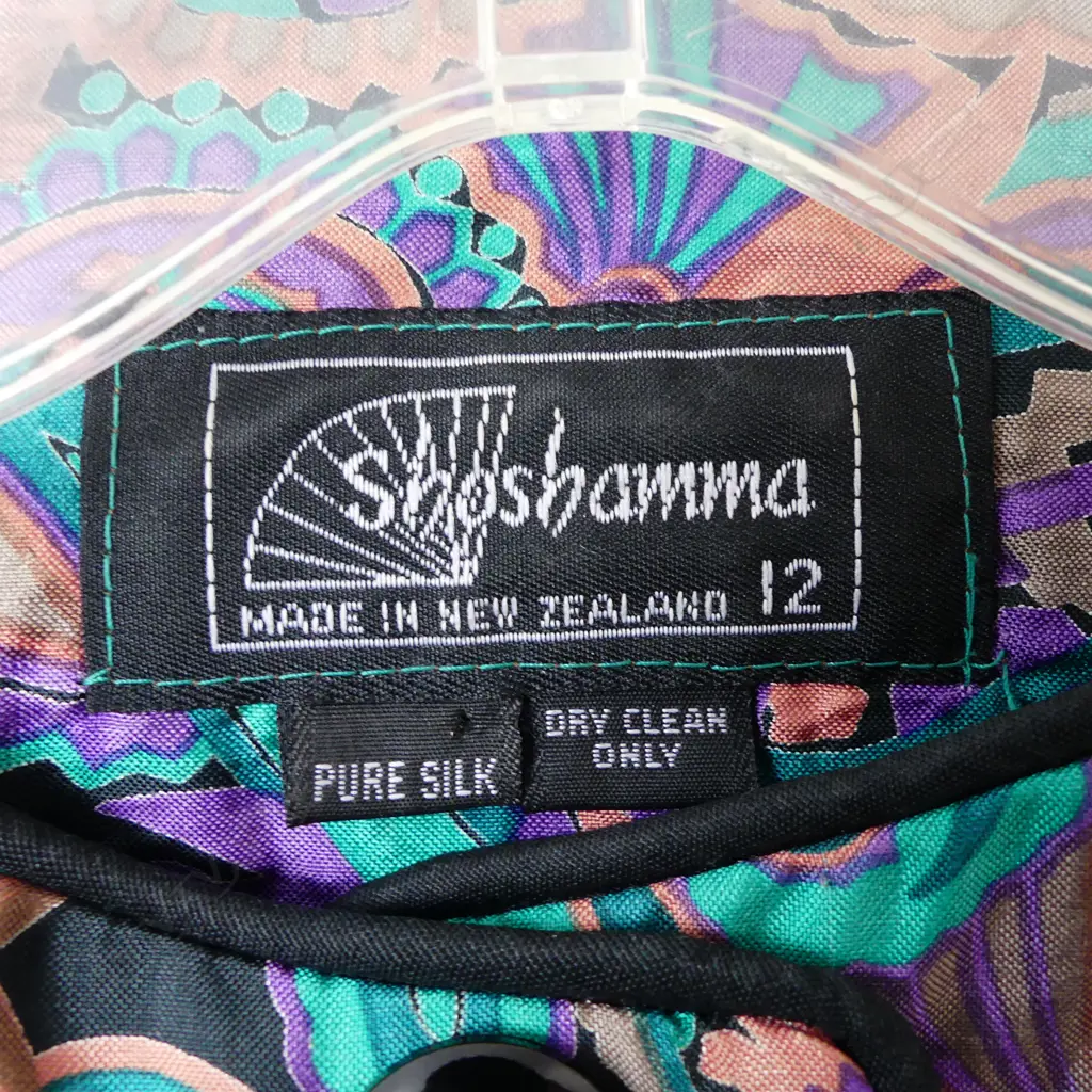 SHOSHAMMA PURE SILK JACKET SIZE 12 Image 1++