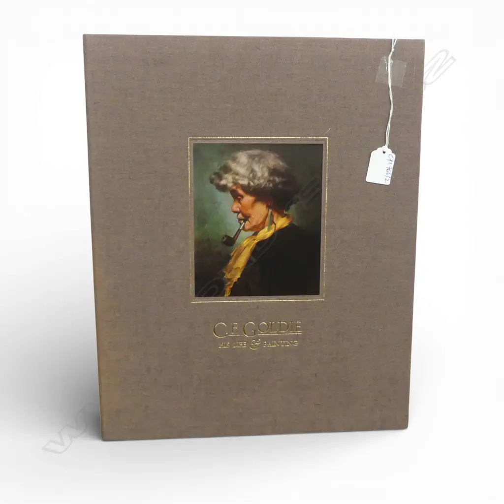 CASED ART BOOK 'C. F. GOLDIE / HIS LIFE & PAINTING' ALISTER TAYLOR 1977 370x300mm Image 1++